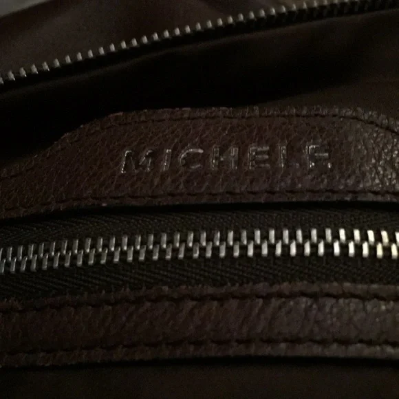 Michele Leather Satchel with Tassel - Picture 8 of 8